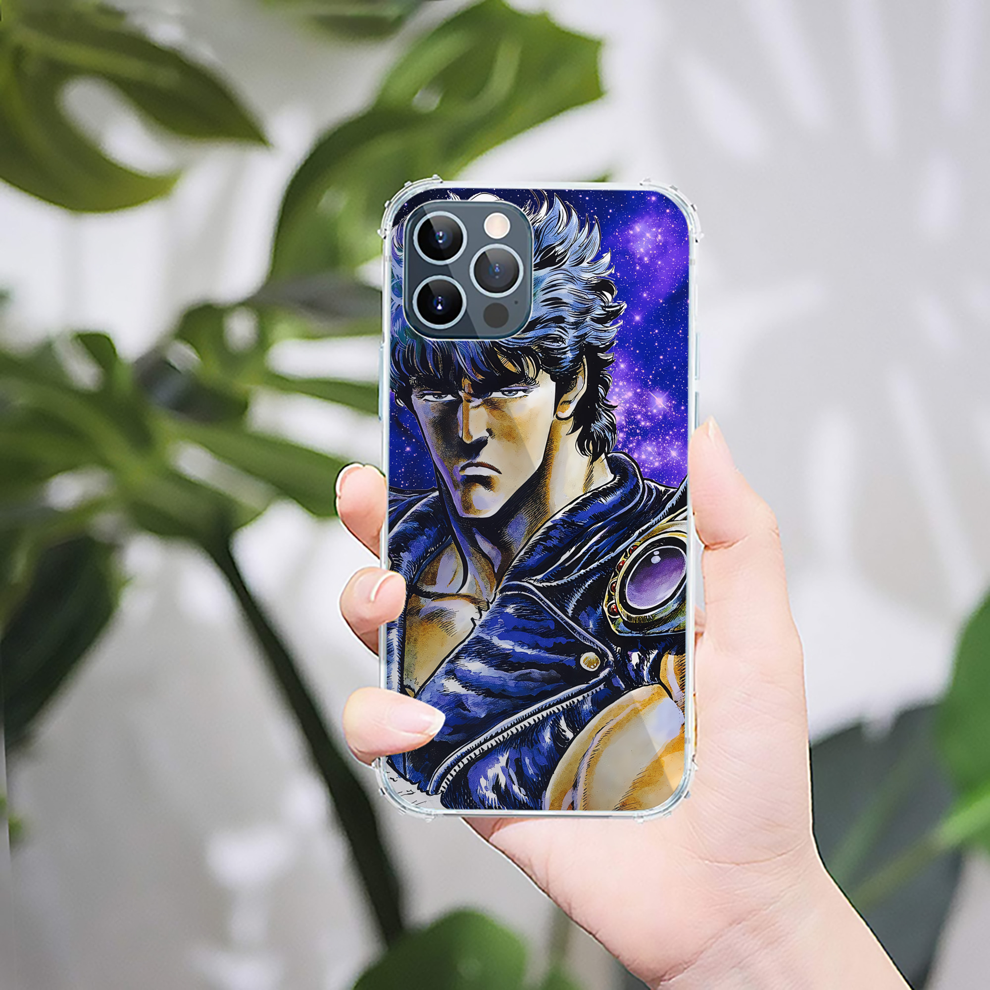 （画像用） 北斗の拳 Fist of the North Star 【iPhone 12シリーズ対応】透明スマホケース（クリアソフトケース）